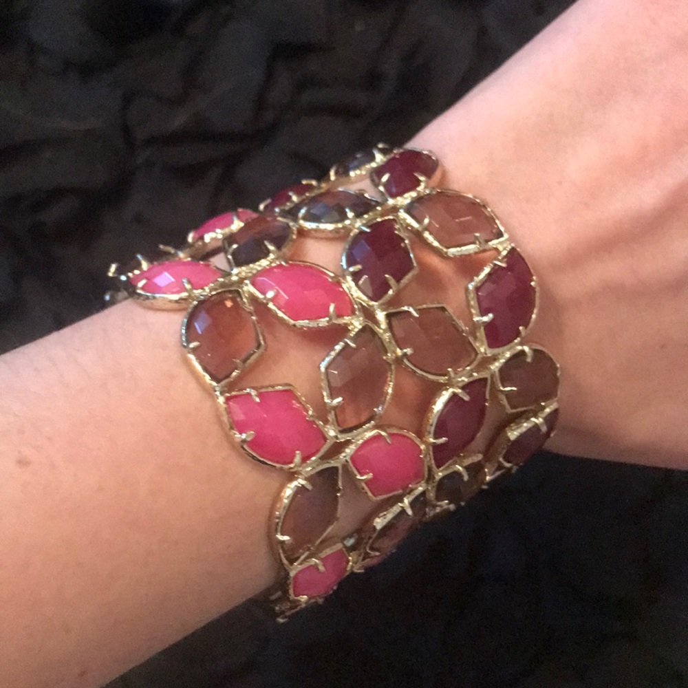 Kendra Scott jeweled cuff bracelet worn once